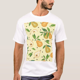 Gelbe Birnen: Vintage Illustration. T-Shirt