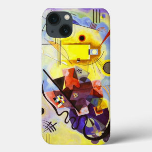 Gelbe blaue Kandinsky-Abstrakte Malerei Case-Mate iPhone Hülle