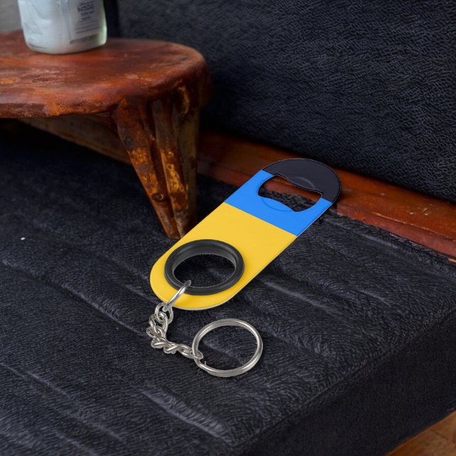 Gelbe blaue Streifen Mini Flaschenöffner (Bottle Openers)