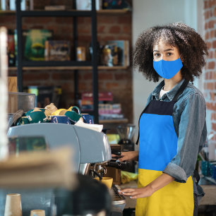 Gelbe blaue Streifen Schürze