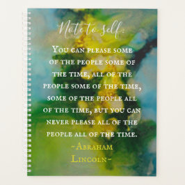 Gelbe Blues Grüntöne Tinten Planer