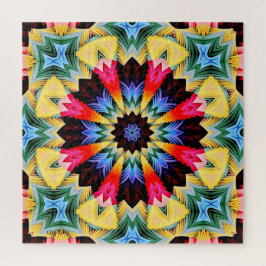 Gelbe Blume Abstrakt Jigsaw Puzzle