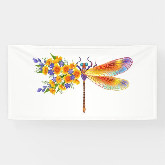 Gelbe Blume Banner (Horizontal)