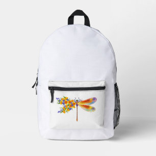 Gelbe Blume Bedruckter Rucksack