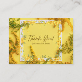 Gelbe Blume Begleitkarte