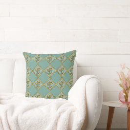 Gelbe Blume Briefmarke Kissen