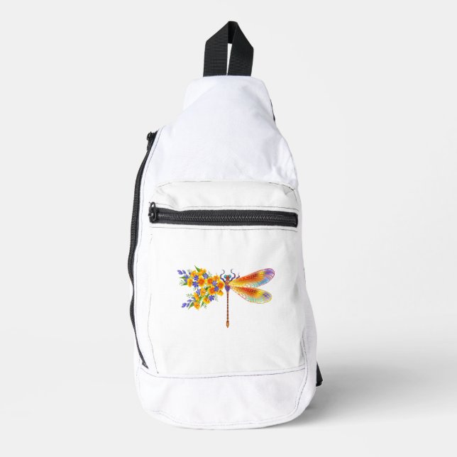 Gelbe Blume Crossbody Bag (Vorderseite)