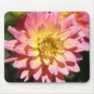 Gelbe Blume Dahlia Mousepad