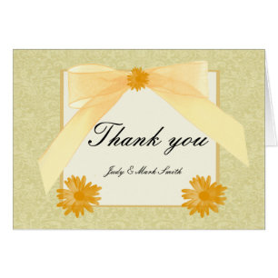 Gelbe Blume Danke, Cards