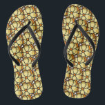 Gelbe Blume Flip Flops<br><div class="desc">Dieses ist ein ursprüngliches,  das zeichnend,  ist gescannt worden und aufgeräumt worden für Wiedergabe</div>