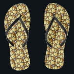 Gelbe Blume Flip Flops<br><div class="desc">Dieses ist ein ursprüngliches, das zeichnend, ist gescannt worden und aufgeräumt worden für Wiedergabe</div>