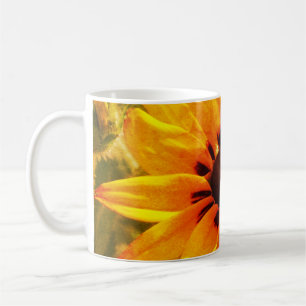 Gelbe Blume Foto Klassische Tasse