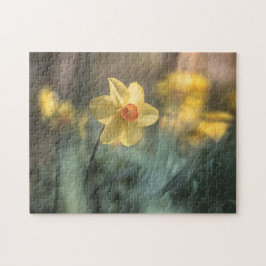 Gelbe Blume Foto Puzzle