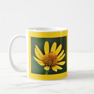 Gelbe Blume Foto Tasse
