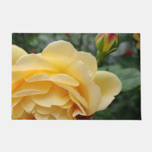 Gelbe Blume Fußmatte