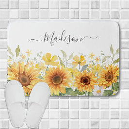 Gelbe Blume Gelbblüte Botanisch Badematte