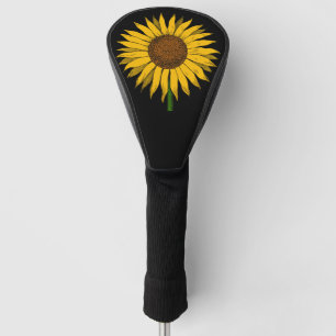 Gelbe Blume Golf Headcover