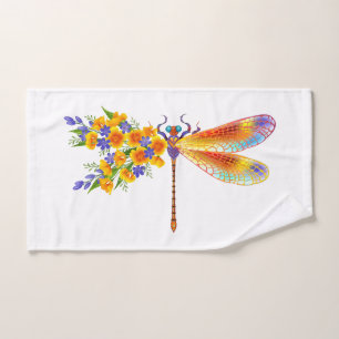 Gelbe Blume Handtuch