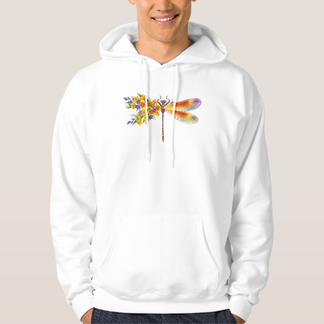 Gelbe Blume Hoodie (Vorderseite)