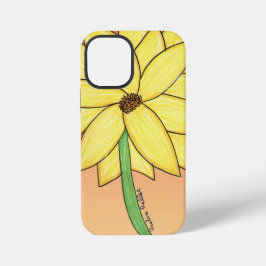 Gelbe Blume iPhone 12 Mini Hülle