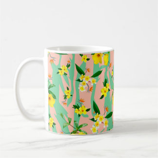Gelbe Blume Kaffeetasse