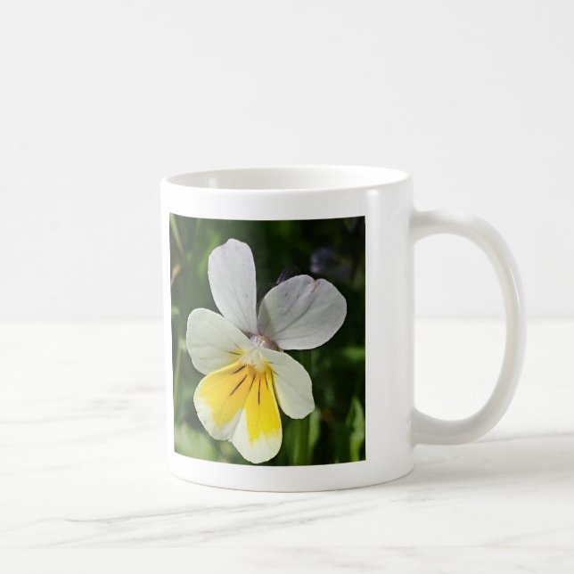 Gelbe Blume Kaffeetasse (Rechts)