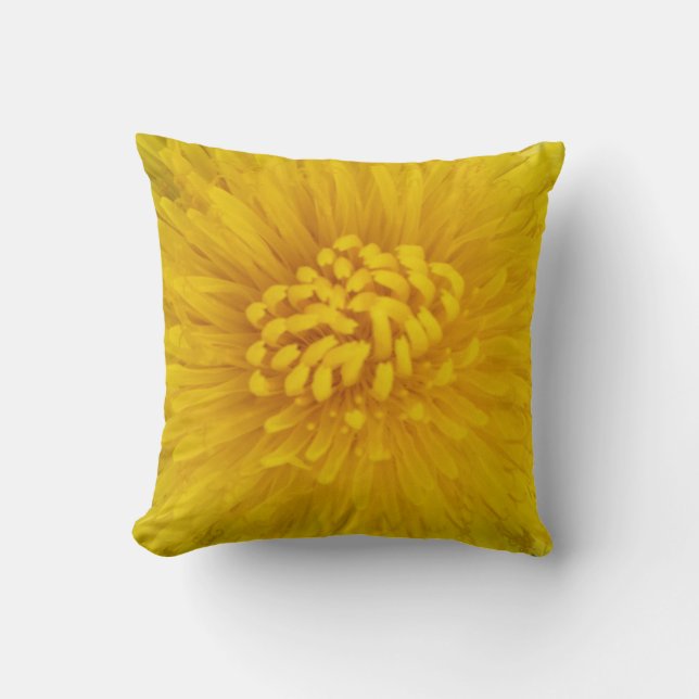 Gelbe Blume Kissen (Vorderseite)