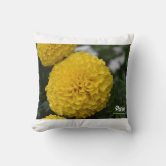 Gelbe Blume Kissen