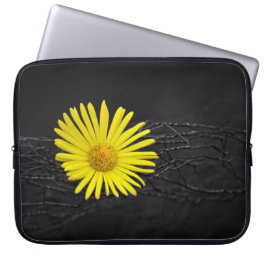 Gelbe Blume Laptopschutzhülle