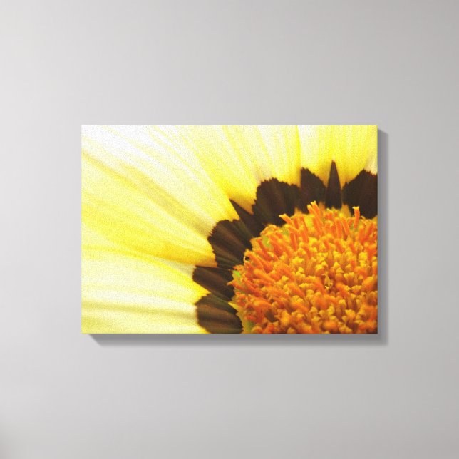 Gelbe Blume Leinwand (Vorderseite)