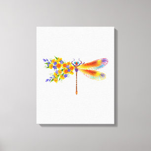 Gelbe Blume Leinwanddruck