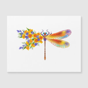 Gelbe Blume Magnetkarte