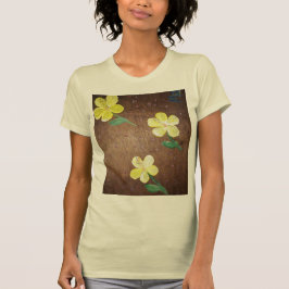 Gelbe Blume Malhemd T-Shirt