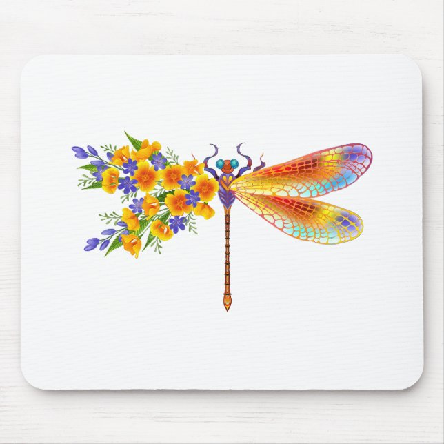 Gelbe Blume Mousepad (Vorne)