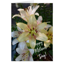 Gelbe Blume Muttertagskarte