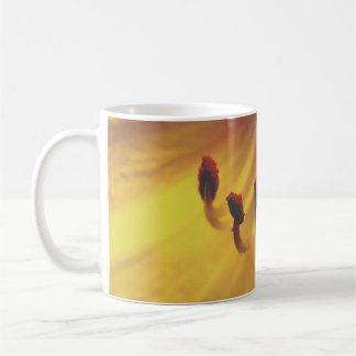 Gelbe Blume Nahaufnahme Kaffeetasse