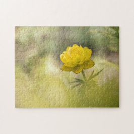 Gelbe Blume Natur Foto Puzzle