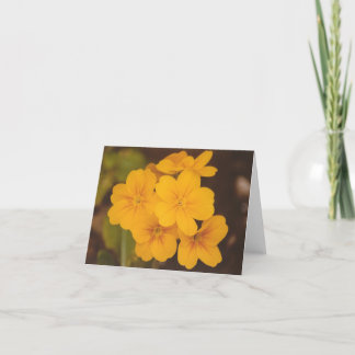 Gelbe Blume Notecard Karte