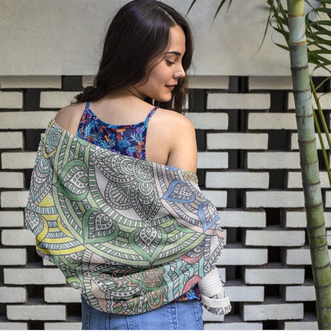 Gelbe Blume Paisley Badhandtuch Set (Von Creator hochgeladen)