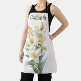 Gelbe Blume Personalisiert Schürze