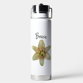 Gelbe Blume Personalisiert Trinkflasche