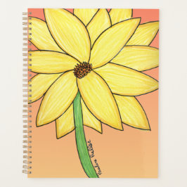 Gelbe Blume Planer