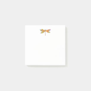Gelbe Blume Post-it Klebezettel