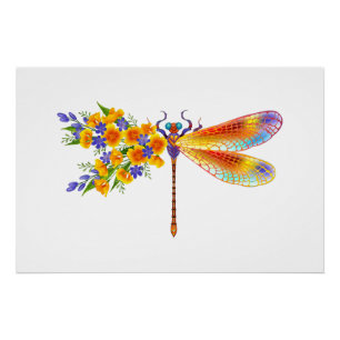 Gelbe Blume Poster