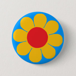 Gelbe Blume Power Button