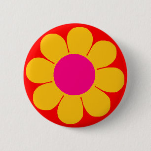 Gelbe Blume Power Button