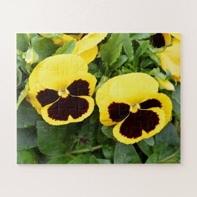 Gelbe Blume Puzzle (Horizontal)