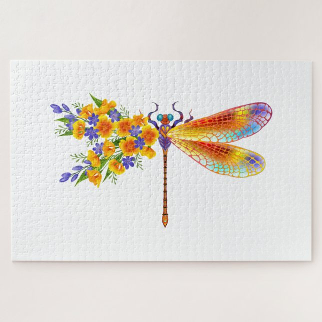 Gelbe Blume Puzzle (Horizontal)