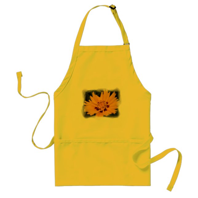 Gelbe Blume Schürze (Vorne)