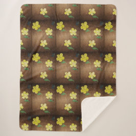Gelbe Blume Sherpadecke